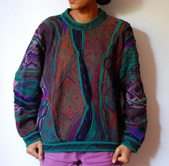 Vintage coogi sweater, cosby sweater, etsy