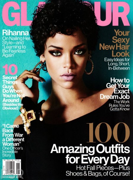 Rihanna, Glamour Magazine, Black Fashion Models