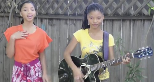 Chloe and Halle, Royals Lorde Cover