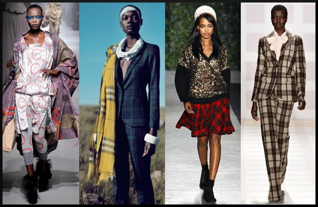 Plaid Fashion, Black Fashion Models