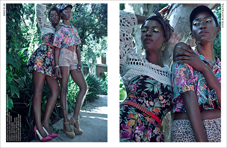 Tash and Cody Lee, Black Fashion Models, Anrike Piel, Tantalum Magazine