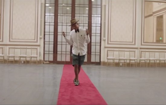 Pharrell Williams, Happy, 24 hours music video