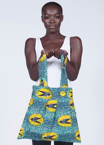 African Print Bags, Humingbird bee bag, my asho
