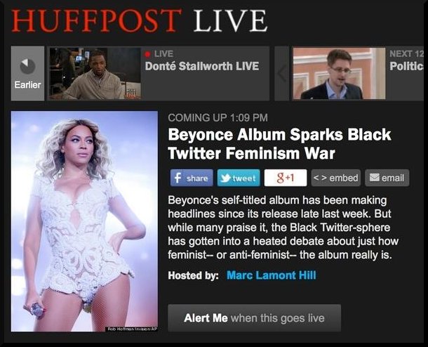 Black Feminist Twitter War, Huffington Post