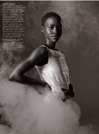 Lupita Nyong'o, 12 years a slave, lorna Simpson, w magazine