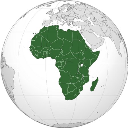 World Map, Africa