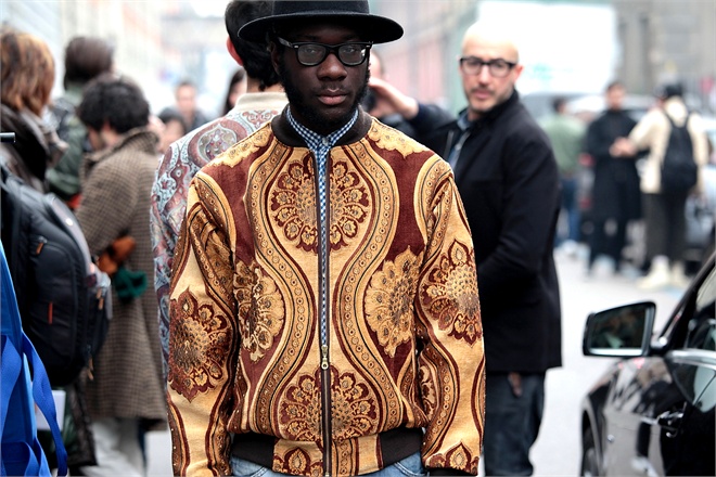 Milan Men's Fashion Week, Black Street Fashion