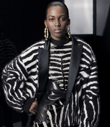 Kai Newman, Black Fashion Models, Jamaican Fashion Models, Balmain Pre-Fall 2014