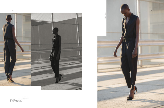Nomia SS14 Lookbook, Ajak Deng, Black Fashion Models