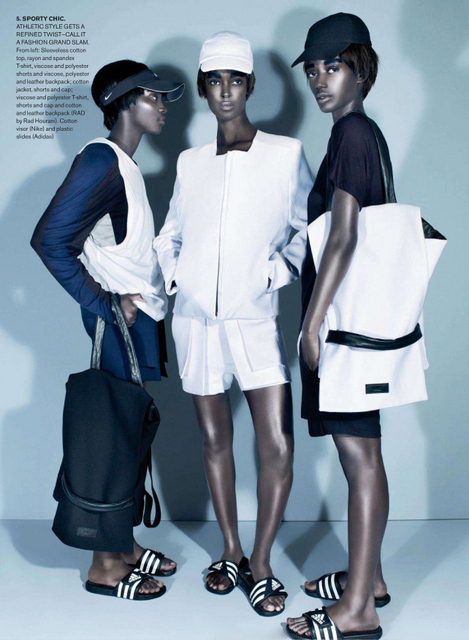 Black Fashion Models, Elle Canada, Leda & St. Jacques