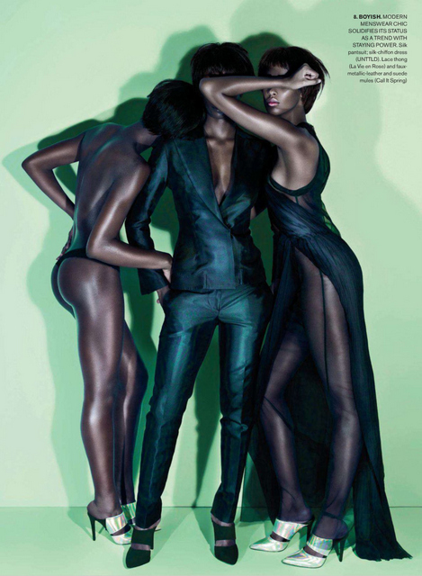 Black Fashion Models, Elle Canada, Leda & St. Jacques