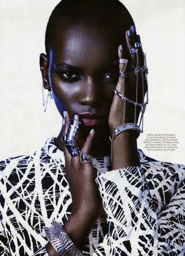 Herieth Paul, Black Fashion Models, Gabor Jurina, Fashion Magazine