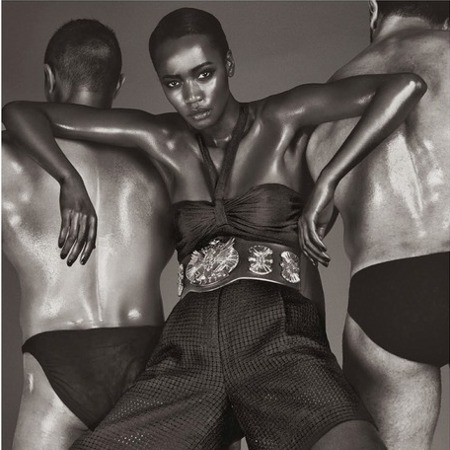 Nadja Giramata, Black fashion Models, Christian Anwander, Grazia France