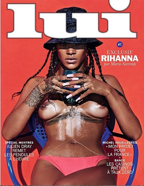 Rihanna Topless Lui Magazine