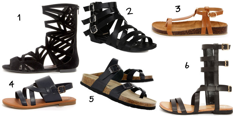 Gladiator Sandals Low Price, Spring 2014 Sandal Shopping Guide
