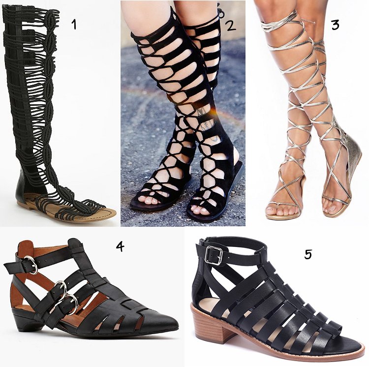 Gladiator Sandals, Shopping Spring 2014