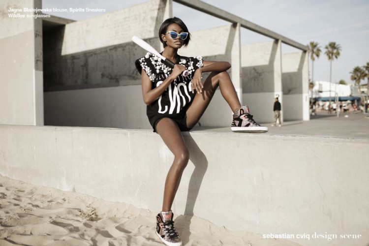 Milan Dixon, Design Scene, Black fashion Models, Sebastian Cviq