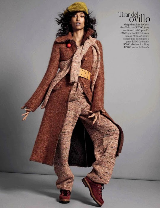 Anais Mali, Vogue Spain 2014, Black Fashion Models