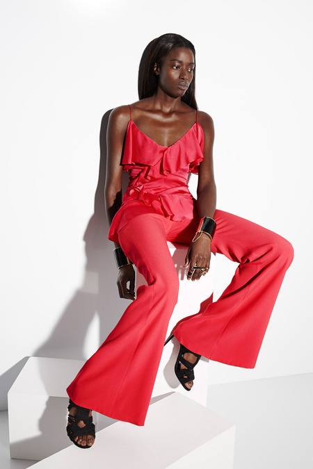 Binx Walton, Awa Ceesay, Balmain Resort 2015, Black Fashion Models