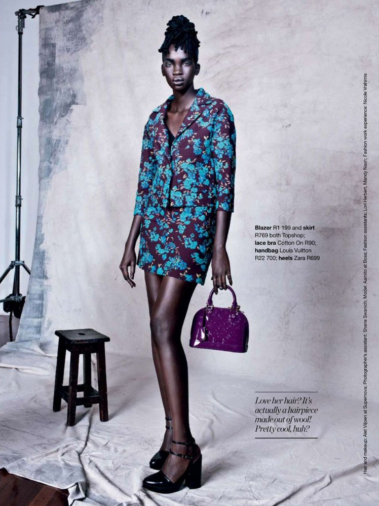 Aamito Lagum Stacie, Marie Claire South Africa, Marguerite Oelofse