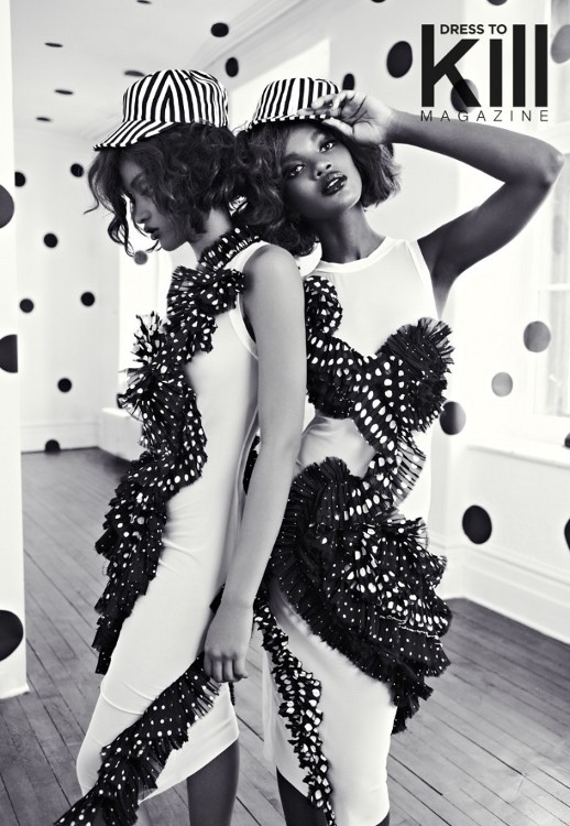 Milly & Annika, Black fashion Models, Dress To Kill, Shayne Laverdiere