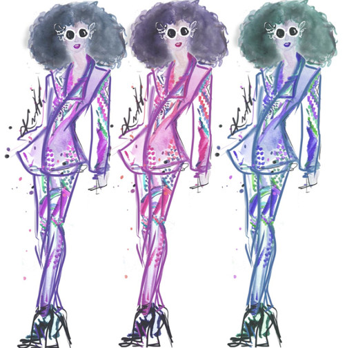 Kris Keys Fashion Illustration, Black Contemporary Artists