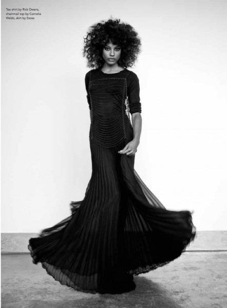 Sharam DIniz, Black Fashion Models, Ubkwist Magazine