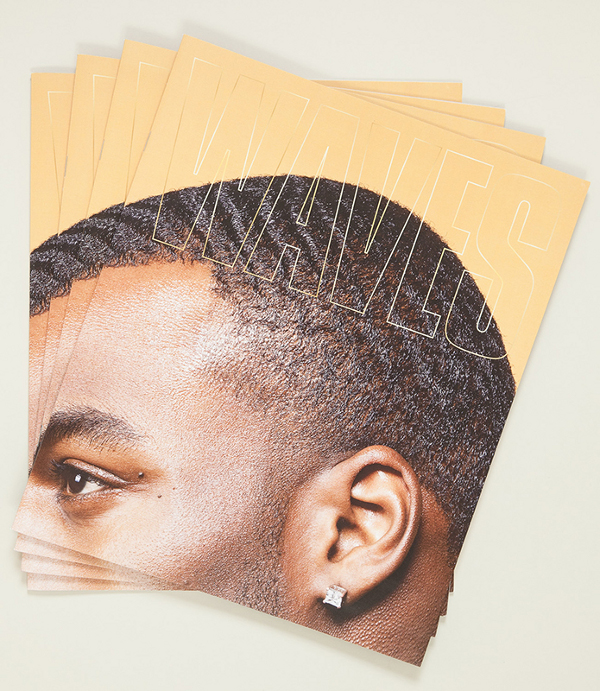 Waves Black Men's Hair Book Art