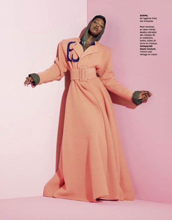 Adama Diallo, Black Fashion Models, Grazia France, Kourtney Roy