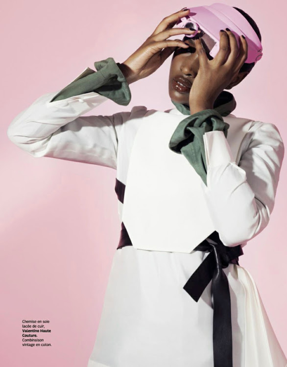 Adama Diallo, Black Fashion Models, Grazia France, Kourtney Roy