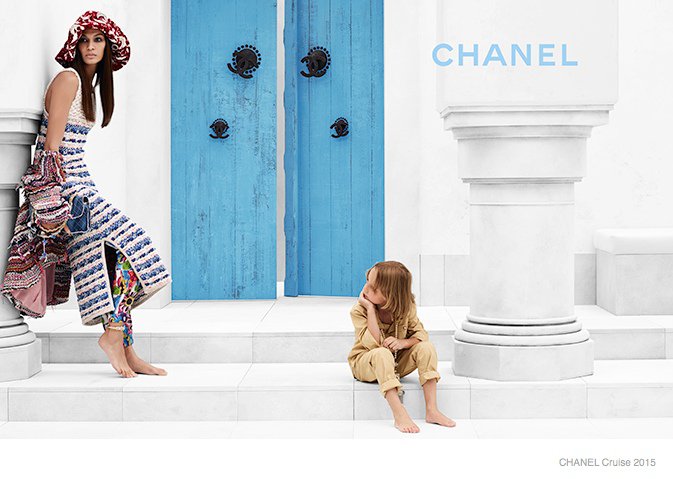 Joan Smalls, Chanel Cruise 2015, Karl Lagerfeld