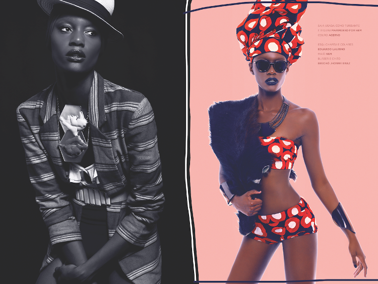 Mariane Calazan, Julieta Magazine, Black Fashion Models, Costa & Wendefilm