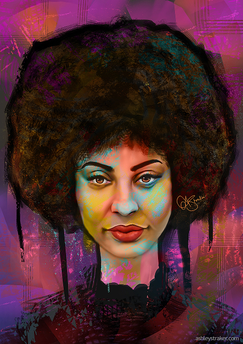 Ashley Straker Art Afro Series African Women Digital Art