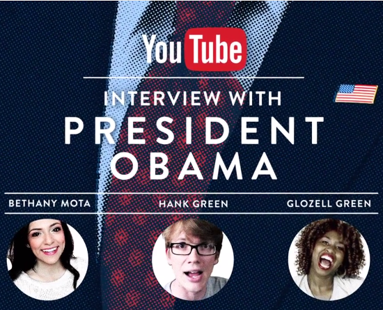 Obama YouTUbe Interviews