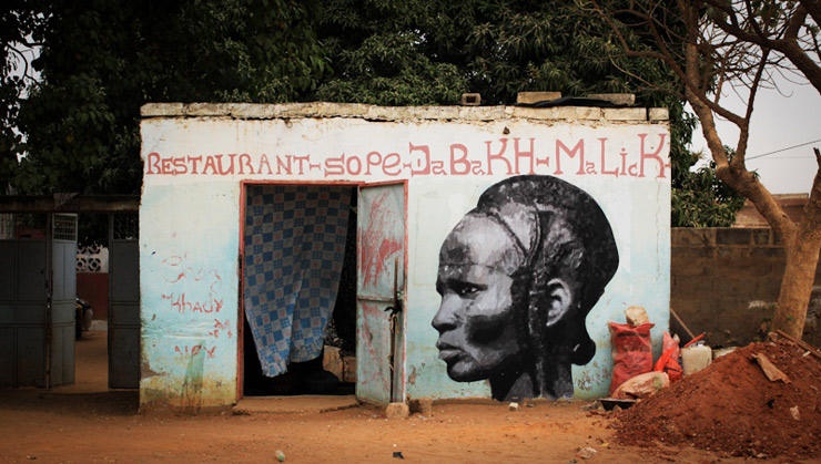 YZ Yseult, Street Art, Warrior Women Dahomey Amazones
