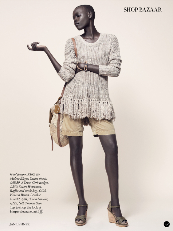 Grace Bol, Harper's Bazaar UK, Black Fashion Models