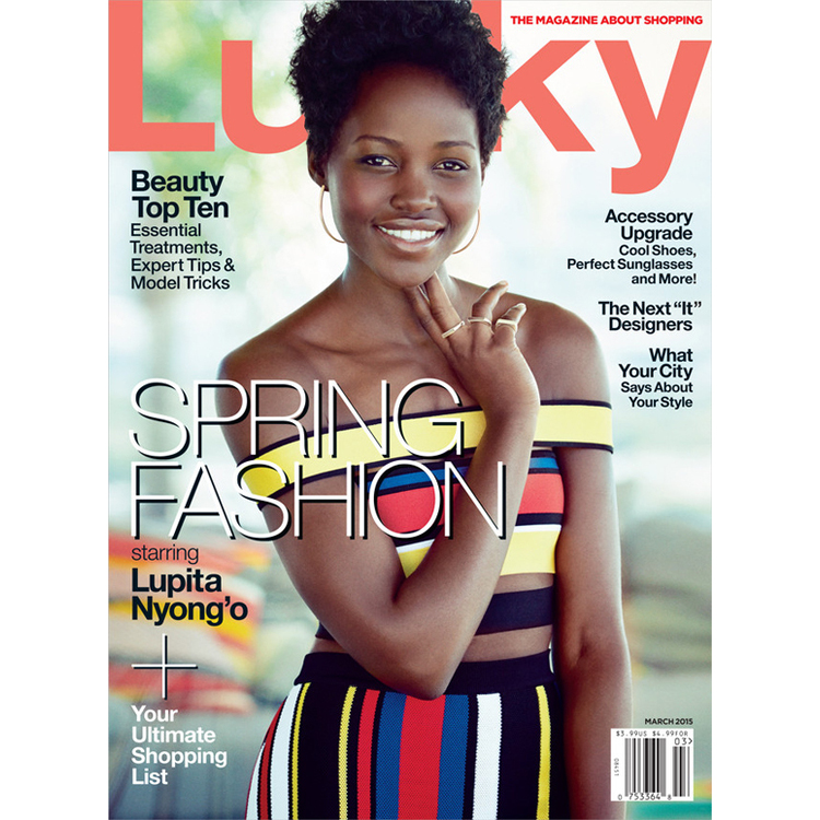 Lupita Nyong'o, lucky Magazine, Patrick Demarchelier