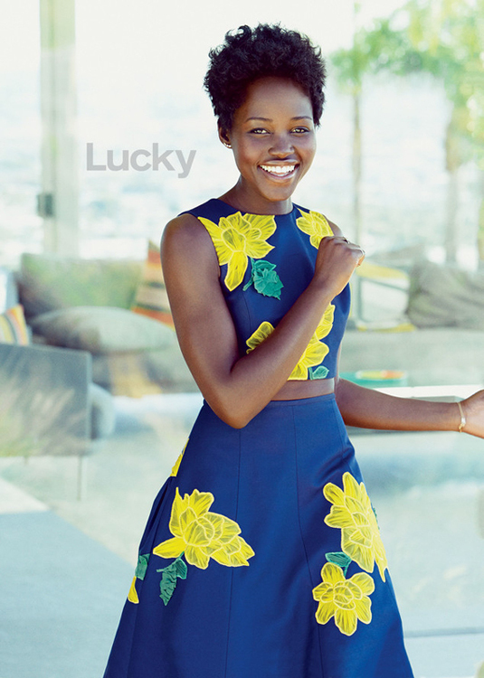 Lupita Nyong'o, lucky Magazine, Patrick Demarchelier