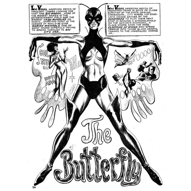 Butterfly Black Women Superhero