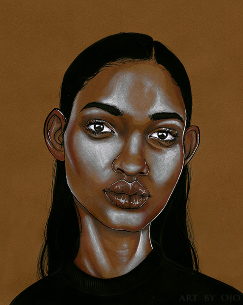 Ojo Agi Illustrations, Black Women Art