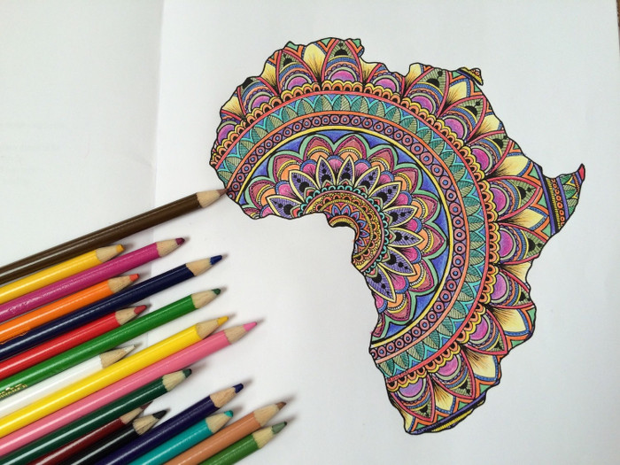 Merissa Hamilton Afrocentric Adult Coloring Books