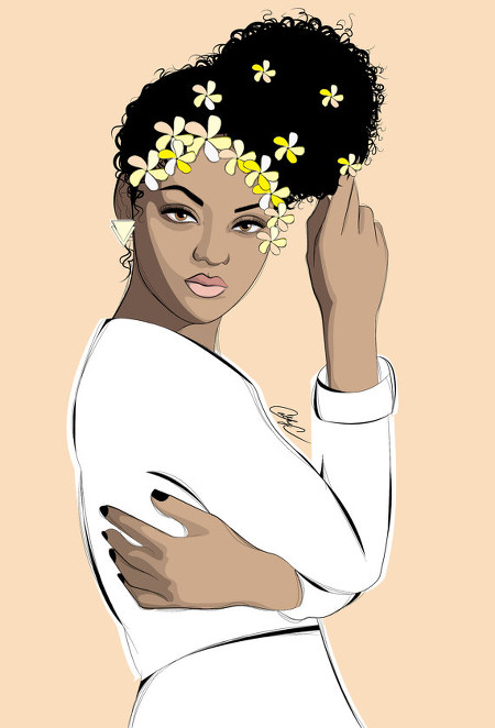 Natural Hair Art, Black Artists, Black Women Art