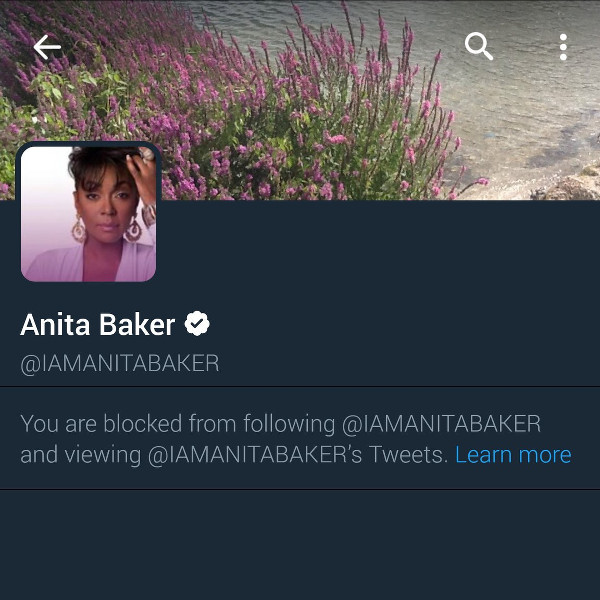 Anita Baker Twitter