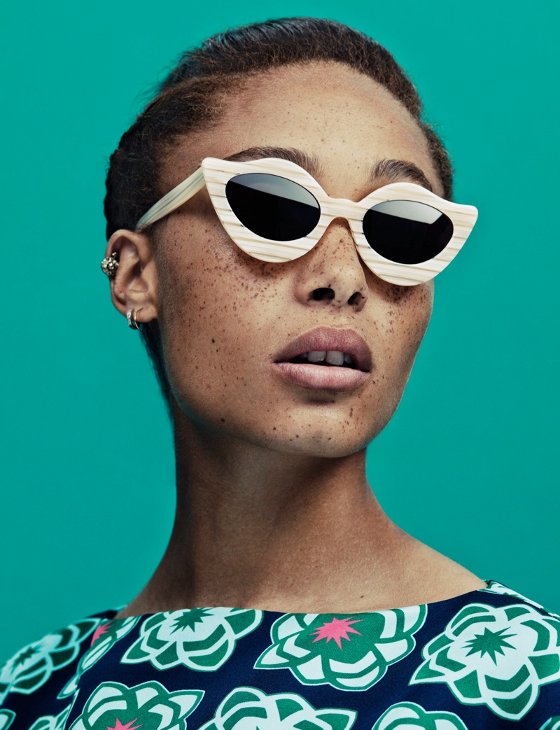 Adwoa Aboah for House of Holland Eyewear Summer 2013 | SUPERSELECTED ...