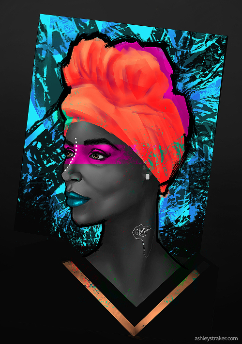 Art. Ashley Straker. The Afro Series. – SUPERSELECTED – Black Fashion ...