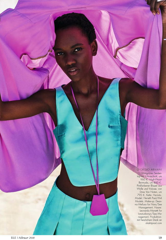 Editorials. Herieth Paul. ELLE Germany February 2018. Images by Enrique ...