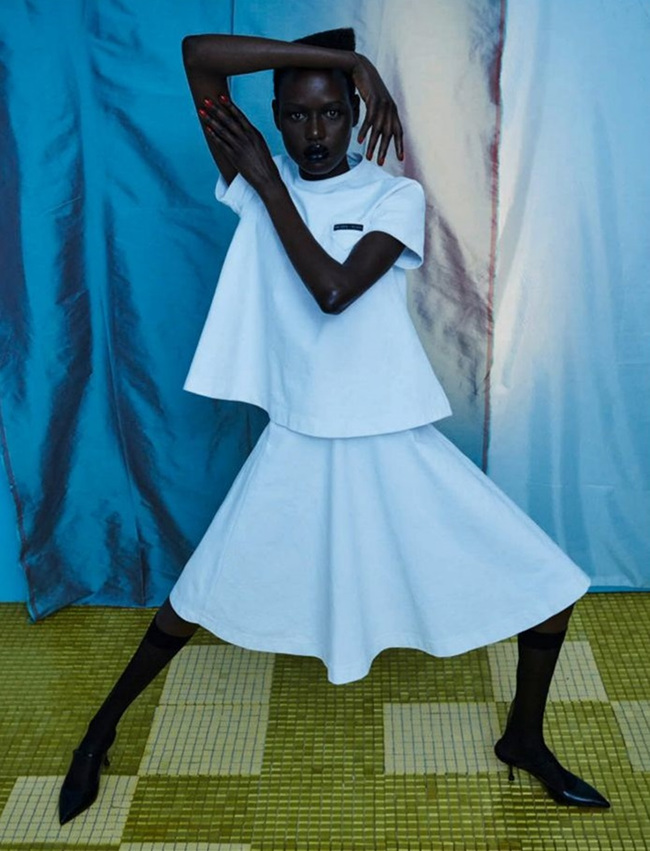 Editorials. Ajak Deng. Vogue Germany March 2019. Images by Julia Noni ...