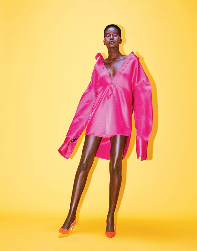 Editorials. Adut Akech. Allure May 2019. Images by Daniel Jackson ...